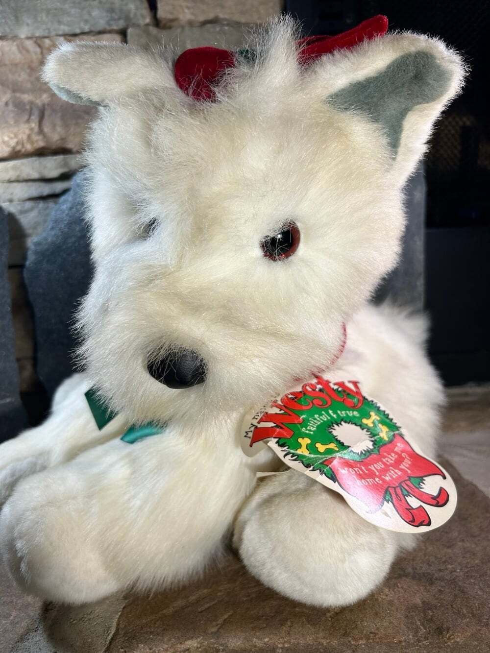 Westy White and Fluffy Commonwealth Christmas Puppy